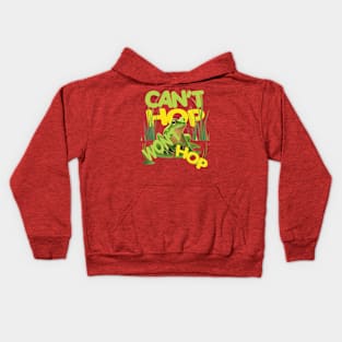 Can't Hop Won't Hop Kids Hoodie